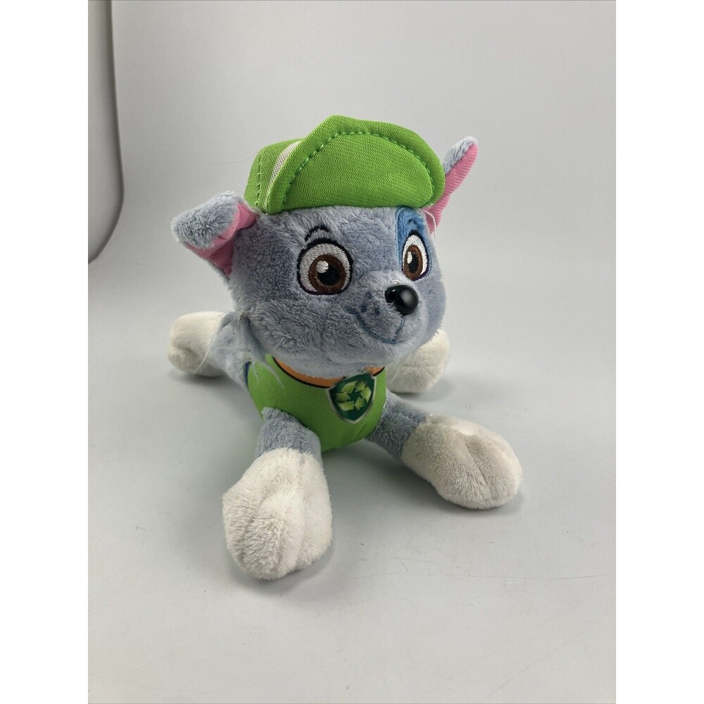 Paw Patrol Plush Rocky Dog Stuffed Animal Bean Stomach 7”